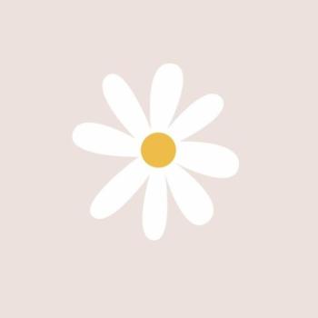 Tapeták - Dekoratív tapéta százszorszépekkel kép