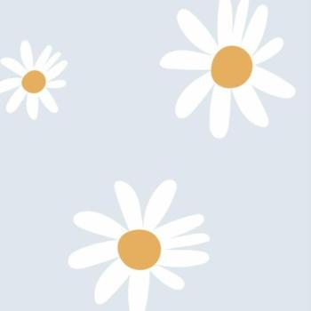 Tapeták - Kék tapéta százszorszép motívummal kép