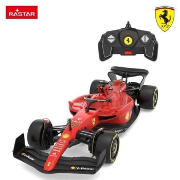 Távirányítós játékok - Távirányítós Ferrari F1 75 R/C autó, 1:18 méretarány, Rastar kép