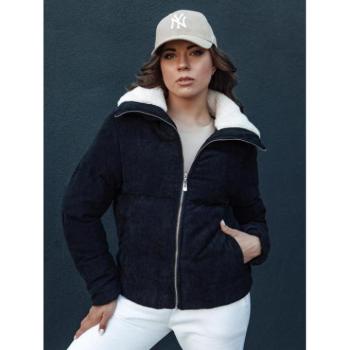 Télikabátok - Női kordbársony kabát fekete színben TY4357 kép