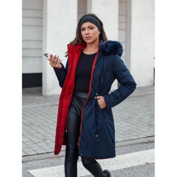 Télikabátok - Női sötétkék kétoldalú kabát TY4590 kép