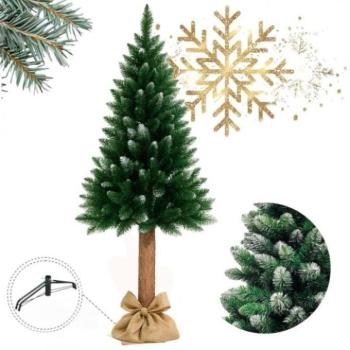 Ünnepi dekorációk - Karácsonyi havas műfenyő - lucfenyő 180 cm kép