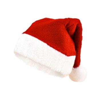 Ünnepi dekorációk - Piros Mikulás sapka kép