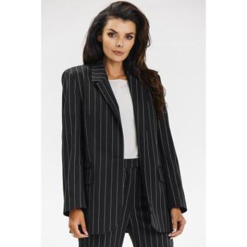 Zakók - Női szürke csíkos kabát kép