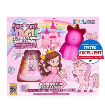 ACCENTRA Fürdőkészlet KOOLKIDZ egyszarvú spriccelő és eper habzó gél 60ml kép