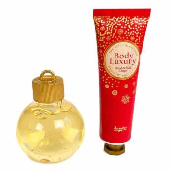 ACCENTRA Fürdőszett Body Luxury dobozban Karácsonyi virág 60ml + 30ml kép
