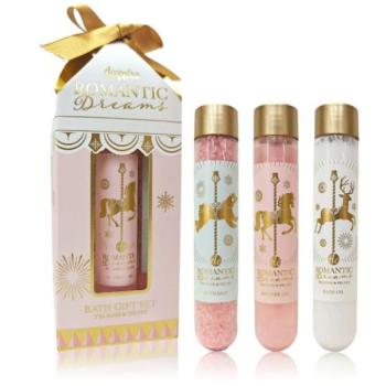 ACCENTRA Fürdőszett Romantic Dreams dobozban Tea Rózsa 2x 60ml + 80g kép