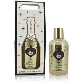 ACCENTRA Téli Glamour Vanília és pézsma tusfürdő gél 180 ml – pezsgő alakú üveg kép