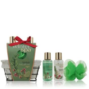 ACCENTRA Téli Spa fürdőkészlet drótkosárban Téli gyümölcs 2x 100ml + 1x 10g kép