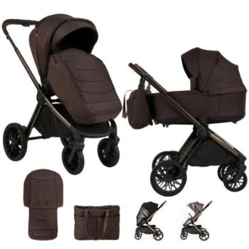 ADAMEX Kombinált babakocsi Bianco 13 New Chocolate Brown kép