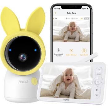 Arenti 5MP/3K Wi-Fi Video Baby Monitor Kit with LCD Screen kép