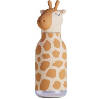 Asobu Beast Bottles, szívószállal, zsiráf 460 ml