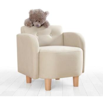 Atelier Del Sofa Gyerek Füles Fotel Krém Volie - Krém kép