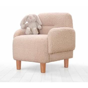Atelier Del Sofa Gyermek füles fotel Cobie Teddy - Púder kép