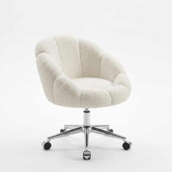Atelier Del Sofa Wing Chair White Papatya Metal - White