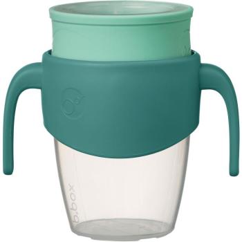 b.box 360°, szivárgásmentes tanulópohár, 250 ml emerald forest kép