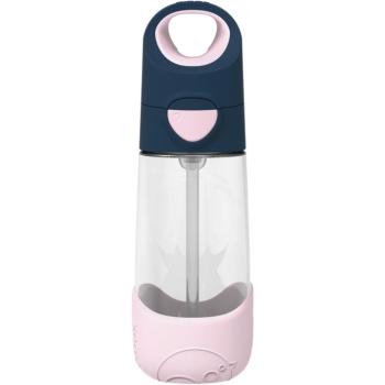 b.box Kulacs szívószállal 450 ml - indigó/rózsaszín kép