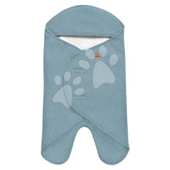 Babapólya Babynomade® Double Fleece Beaba Baltic Blue White kétrétegű extra meleg kék 0-6 hó kép
