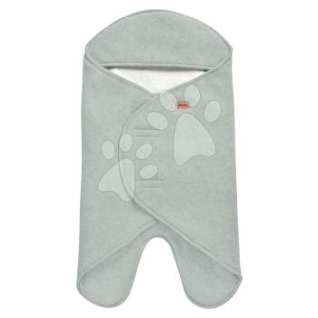 Babapólya Babynomade® Double Fleece Beaba Sage Green White kétrétegű extra meleg zöld 0-6 hó kép