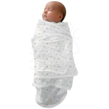 Babapólya újszülöttnek The Miracle Blanket™ Red Castle Happy Fox 0-3 hó korosztálynak fehér rókával kép