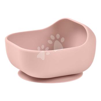 Babatál Silicone Suction Bowl Cotton Candy Beaba szilikonból öntapadós rózsaszín 4 hó-tól kép