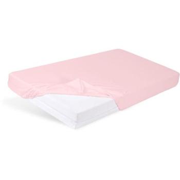 BABYMATEX Jersey gumis lepedő 60x120cm ódon rózsaszín kép