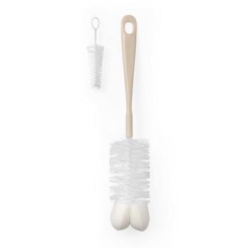 BABYONO Cumisüveg kefe mini kefével Bézs kép