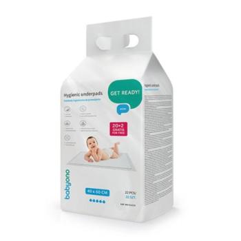 BABYONO Pelenkázó alátétek gyermekeknek 40 x 60 cm, 20 db + 2 db ingyen kép