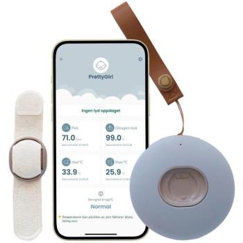 BabySensor Relax okos szenzor, kézre/lábra való pánttal kép