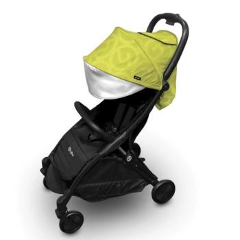 BabyStyle Hybrid Ezyfold Black keret és kosár, Wasabi kép