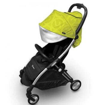 BabyStyle Hybrid Ezyfold Chrom Silver keret és kennel, Wasabi kép