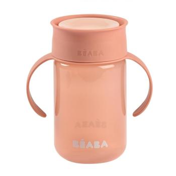 Beaba 360° Tanulópohár, rózsaszín, 340 ml