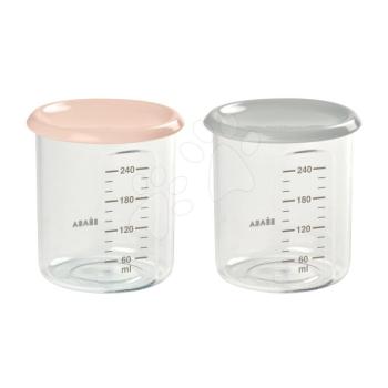 Beaba szett 2 ételtároló doboz Maxi Portion 2x240 ml 912715 nude és szürke kép