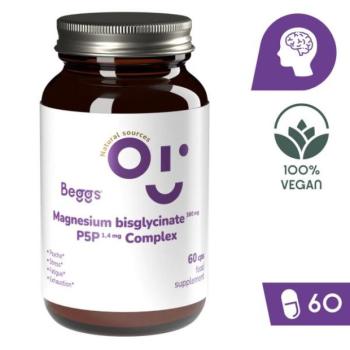 Beggs Magnézium-biszglicinát 380 mg + P5P KOMPLEX 1,4 mg (60 kapszula) kép