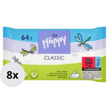 Bella Baby Happy Classic Törlőkendő 8x64db kép