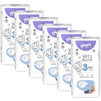 Bella Happy havi Pelenkacsomag 5-9kg Midi 3 (300db) kép