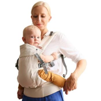 Boba Beco Gemini ergonomikus babahordozó 4in1-ben, krémszínű kép