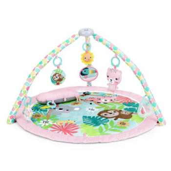 BRIGHT STARTS Játszószőnyeg a motoros készségek és érzékek fejlesztésére POP 'N Wiggle Rosy Rainfore kép