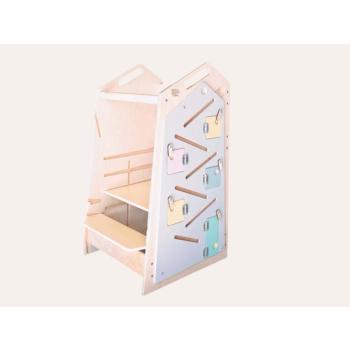 BusyKids Play 5 az 1-ben tanulótorony - 89 cm vanília kép