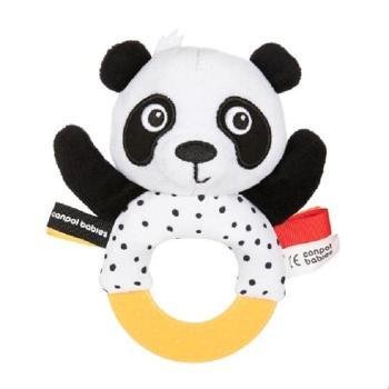 Canpol babies - érzékszerveket fejlesztő játék Panda csörgővel és rágókával, BabiesBoo kép
