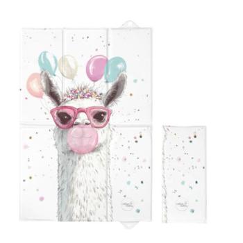 Ceba Utazó pelenkázó alátét (60x40) Basic Crazy Lama kép