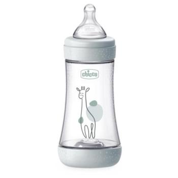 CHICCO Antikolikus csecsemőüveg Perfect5 240 ml semleges közepes áramlás 2m+ kép