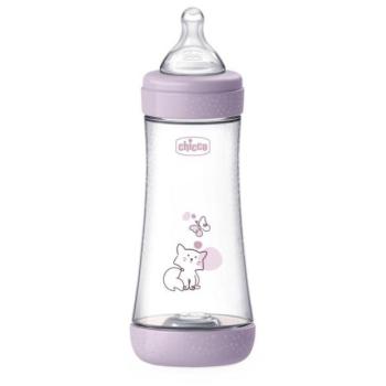 CHICCO Antikolikus csecsemőüveg Perfect5 300 ml lány gyors folyású 4m+ kép