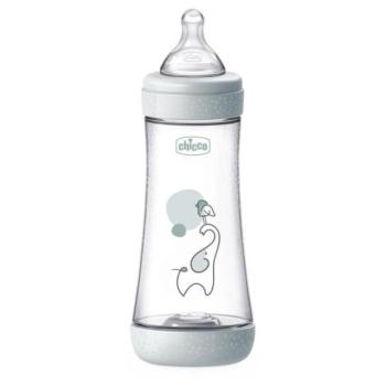 CHICCO Antikolikus csecsemőüveg Perfect5 300 ml semleges gyors folyású 4m+ kép
