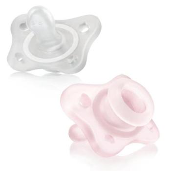CHICCO Cumi Physio Mini Soft full szilikon 0-2m lány 2 db kép