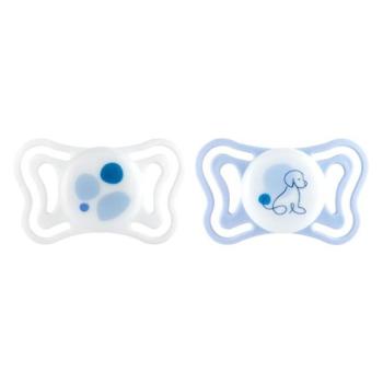 CHICCO Physioforma Light szilikon ortodontikus cumik kék 2-6m, 2 db kép