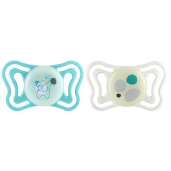 CHICCO Physioforma Light szilikon ortodontikus cumik semleges 6-16m, 2 db kép