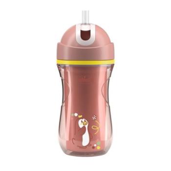 Chicco Sport pohár szívószállal rózsaszín, 14hó+ kép