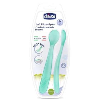 Chicco szilikon kanál 2 db kék 6 m+ kép