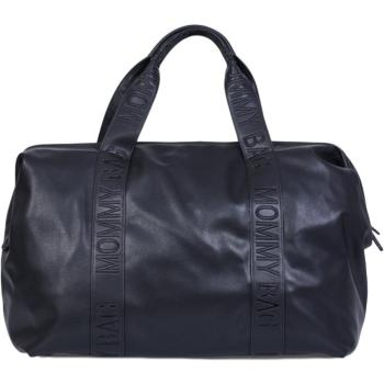 Childhome Mommy Bag Signature Vegan Leather Black kép
